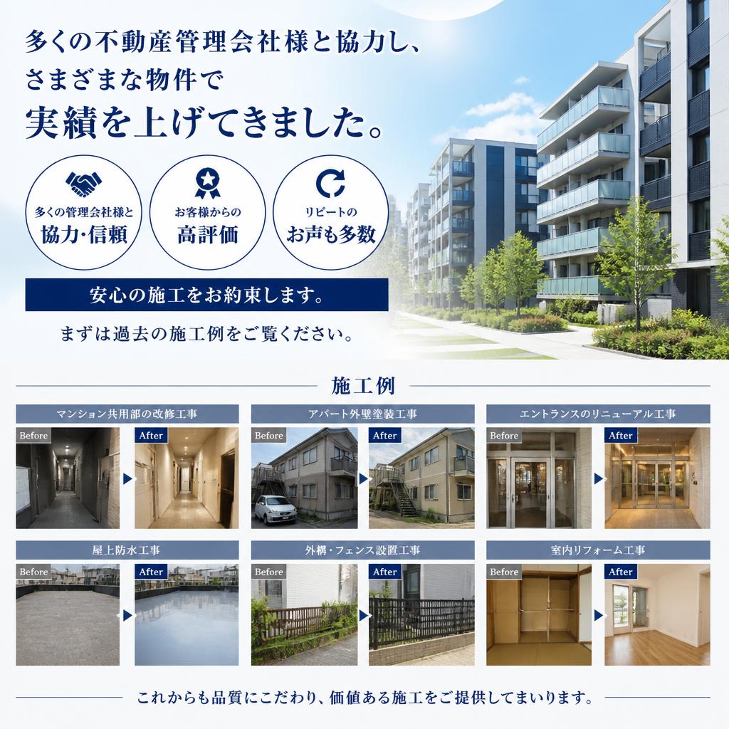 実績と信頼の証