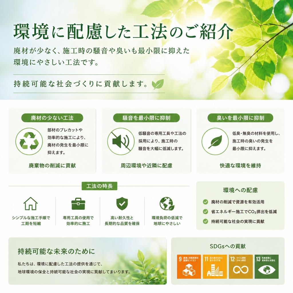4. 環境に優しい施工方法