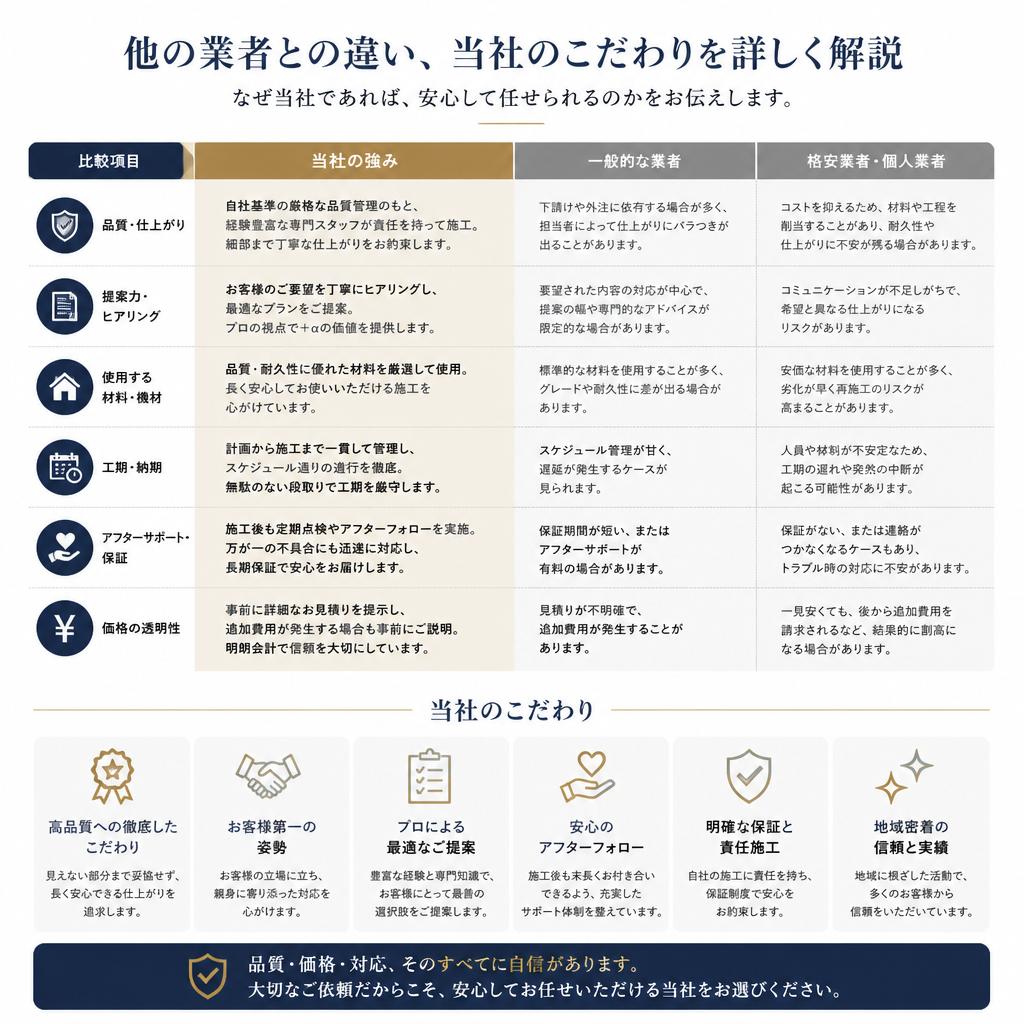 他社との違い