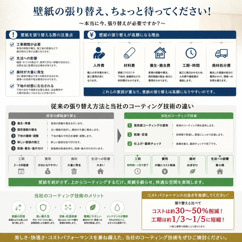 2. 高額な張替えの裏に潜む問題
